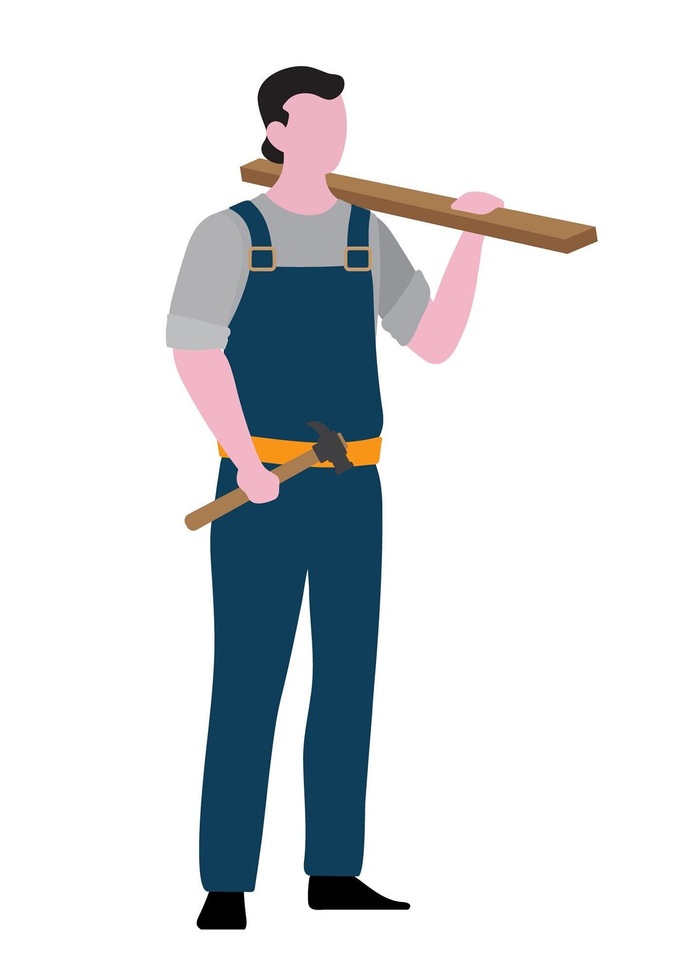 Flat Character of labor set
